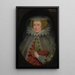 Catherine Killigrew Lady Jermyn - Marcus Gheeraerts the Younger — framed artwork on a wall