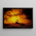 Stormy Sea Painting - Marcus Larson — framed artwork on a wall
