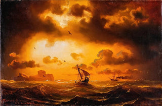 Marcus Larson - Sunset at Sea.webp