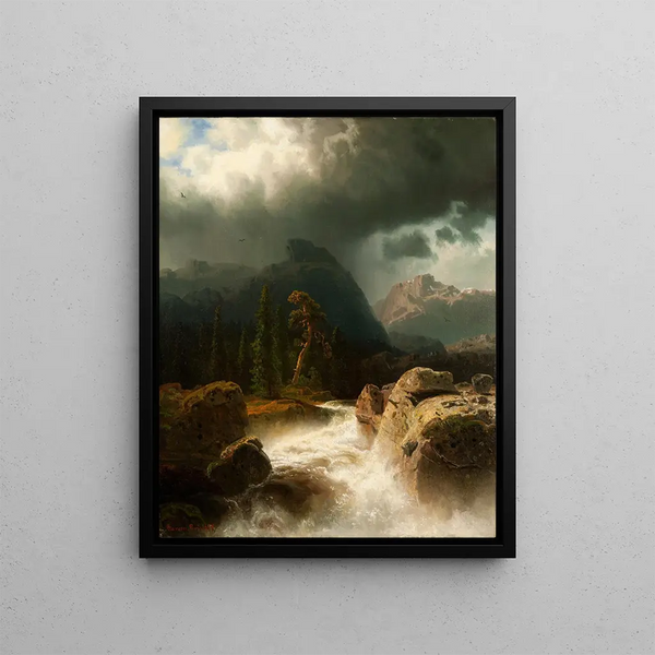 Cascade - Marcus Larson — framed artwork on a wall