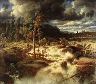 Cascade in Småland - Marcus Larson — artwork view
