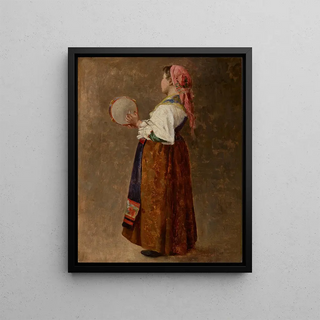 Margaret A Rudisill - The Tambourine Girl.webp
