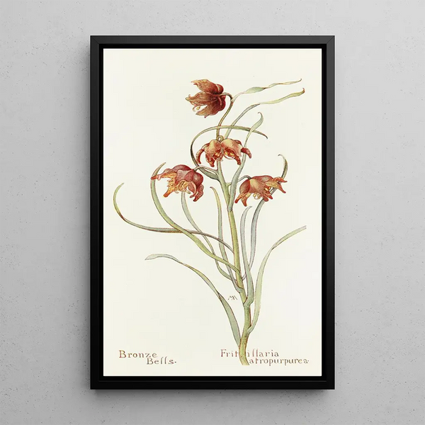 Bronze Bell Painting - Margaret Armstrong — framed artwork on a wall