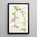 Clematis Lilac - Margaret Armstrong — framed artwork on a wall