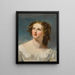 Portrait of a Young Woman - Margaret Sarah Carpenter — framed artwork on a wall