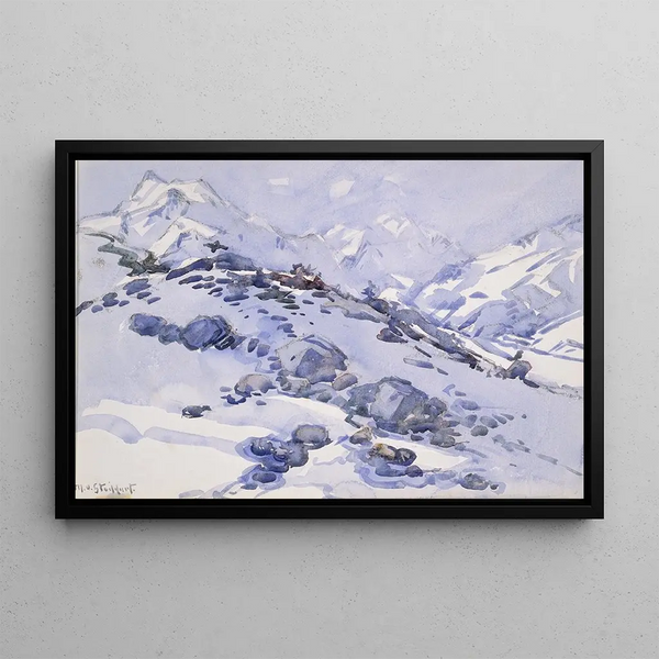 From the Ball Cabin - Margaret Stoddart — framed artwork on a wall