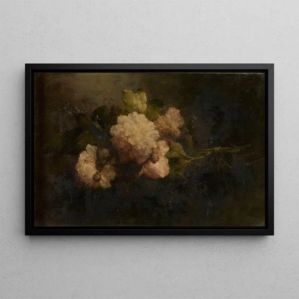 Peonies - Margaretha Roosenboom — framed artwork on a wall