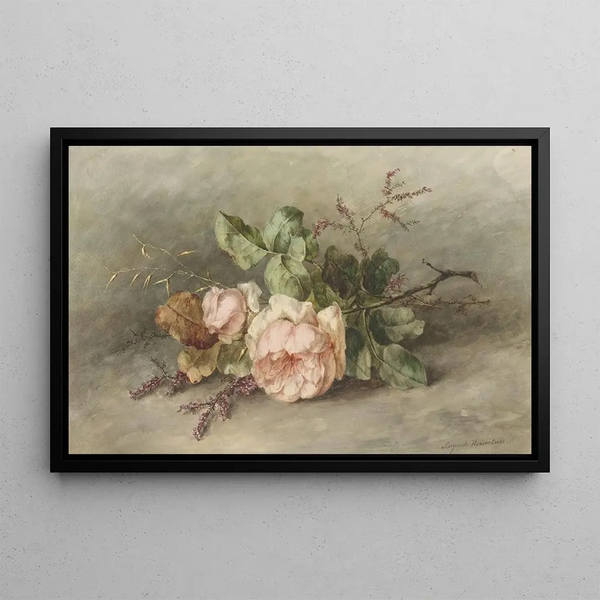 Roses - Margaretha Roosenboom — framed artwork on a wall