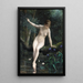 Young woman bathing - Marguerite Arosa — framed artwork on a wall