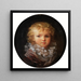 Portrait of a Child - Marguerite Grard — framed artwork on a wall