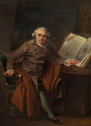 Marguerite Grard - Portrait prsum de JeanJacques Lagrene dit Portrait dun homme dans un manteau crois.webp