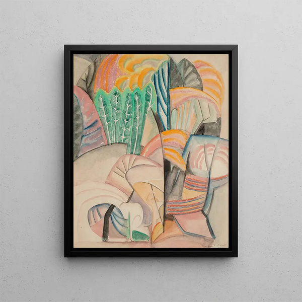 Autumn Landscape Painting of New England - Marguerite Thompson Zorach — framed artwork on a wall