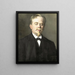 Portrait of Auguste Allebé 1838-1927 - Maria Alexandrina Reuss — framed artwork on a wall