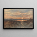 Landscape with Sunset - Maria Bilders-van Bosse — framed artwork on a wall