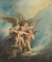 an angel and putti accompanying the soul of a child to paradise - Maria Cosway — artwork view
