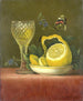 Still life with lemon and cut glass - Maria Margaretha van Os — artwork view