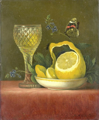 Maria Margaretha van Os - Still Life with Lemon and Cut Glass.webp