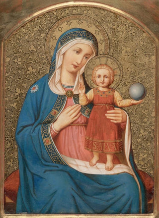 Maria Schoffmann - Virgin and Blessing Christ Child.webp