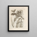 La transformation miraculeuse des chenilles et l'étrange nourriture des fleurs Pl036 - Maria Sibylla Merian — framed artwork on a wall