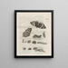La transformation miraculeuse des chenilles et l'étrange nourriture des fleurs Pl092 - Maria Sibylla Merian — framed artwork on a wall