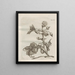 The Miraculous Transformation of Caterpillars and the Strange Food for Flowers Pl100 - Maria Sibylla Merian — framed artwork on a wall