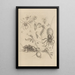 Dissertation on the generation and metamorphoses of insects from Suriname Pl18 - Maria Sibylla Merian — framed artwork on a wall