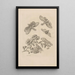 Dissertatio de generatione et metamorphoses des insectes surinamens Pl49 - Maria Sibylla Merian — framed artwork on a wall