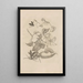 Dissertatio de generatione et metamorphoses des insectes surinamens Pl50 - Maria Sibylla Merian — framed artwork on a wall