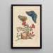 Dissertation on the generation and transformations of insects from Suriname Pl10 - Maria Sibylla Merian — framed artwork on a wall