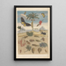 Dissertation on the generation and transformations of insects from Suriname Pl43 - Maria Sibylla Merian — framed artwork on a wall