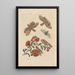 Dissertation on the generation and transformations of insects from Suriname Pl60 - Maria Sibylla Merian — framed artwork on a wall