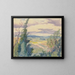 Landscape Painting near the Oise - Maria Slavona — framed artwork on a wall