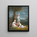 The Count of Lincoln and His Sisters - Maria Spilsbury — framed artwork on a wall