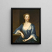 Portrait of a Lady - Maria Verelst — framed artwork on a wall