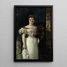 Portrait of Mrs. WR - Maria Wasilkowska-Nostitz — framed artwork on a wall