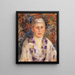 Woman Breton - Maria Wiik — framed artwork on a wall