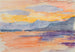 Mountain landscape painting under the evening sky - Maria Wiik — artwork view