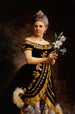 Portrait of opera singer Ida Basilier-Magelsen as Philine in Ambroise Thomas's opera Mignon - Maria Wiik — artwork view