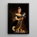 Portrait of opera singer Ida Basilier-Magelsen as Philine in Ambroise Thomas's opera Mignon - Maria Wiik — framed artwork on a wall