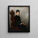 Portrait of Hilda Weeks - Maria Wiik — framed artwork on a wall