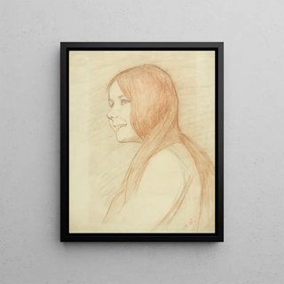 Maria Wiik - Smiling Girls Head.webp