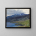 Windmill seen from behind - Maria Wrangel — framed artwork on a wall