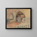 Interior chapel painting - Maria Yakunchikova — framed artwork on a wall
