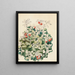 Airelles rouges - Maria Yakunchikova — framed artwork on a wall