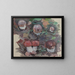 Mushrooms - Maria Yakunchikova — framed artwork on a wall