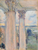 Study for From a window of the old house Vvedenskoye - Maria Yakunchikova — artwork view