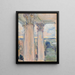 Study for From a window of the old house Vvedenskoye - Maria Yakunchikova — framed artwork on a wall