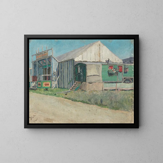 Puppet Theater - Maria Yakunchikova — framed artwork on a wall
