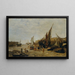 Le Port de Dieppe - Maria von Parmentier — framed artwork on a wall