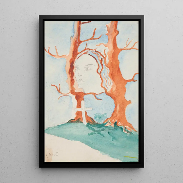Apparition - Marian Kopf — framed artwork on a wall